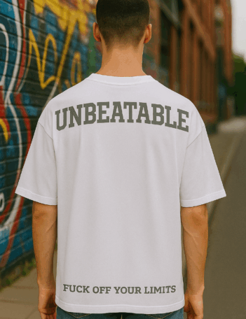 Camiseta unbeatable "FUCK OFF YOUR LIMITS" VESTRAP